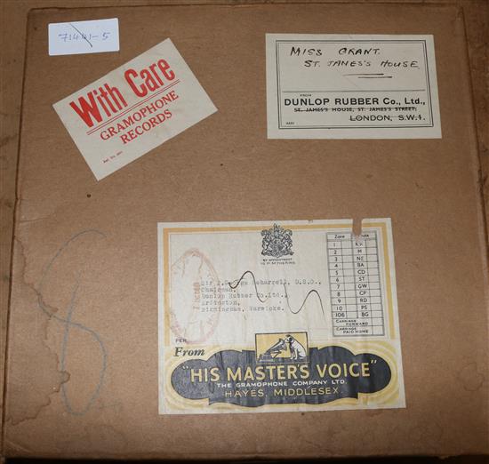 Winston Churchill-4 HMV special recordings of his speeches